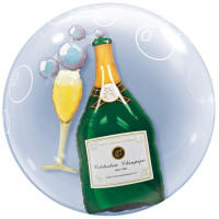 П Bubble Инсайдер (24"/60 см) Шампанское и Бокал 1шт