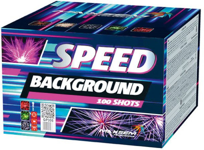 Батарея салютов Speed Background (0,6"/100) 15м 50с 6эфф 1шт