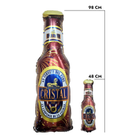 ПМ Мини-фигура (19''/48 см) Бутылка пива Cristal 1шт в интернет магазине Праздникмастер