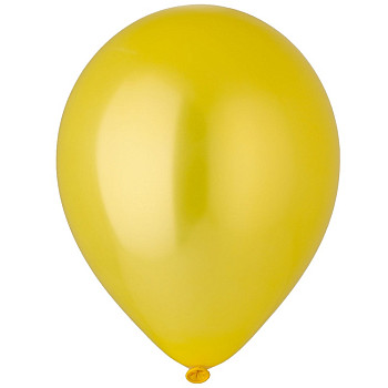 И Шар (5"/13 см) Желтый (30) Yellow Металлик 100шт