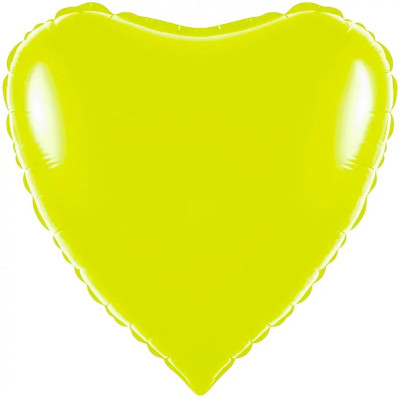 ПМ Сердце (32"/81 см) Poudre Green 1шт в интернет магазине Праздникмастер
