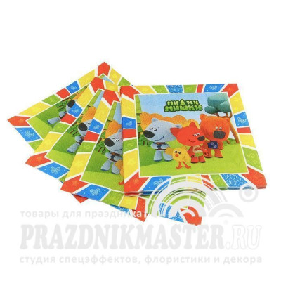 Салфетки Ми-Ми-Мишки 33см 12шт 1уп
