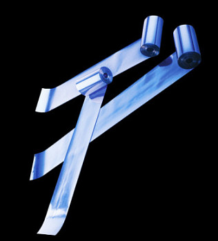 Серпантин металлизированный Синий 1,5смх5м 100гр 1уп фотография