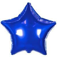 ПМ Микро-звезда (5''/13 см) Синий Blue Металлик 1шт в интернет магазине Праздникмастер