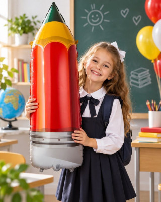ВЗ Фигура (31"/78 см) Карандаш 1шт в интернет магазине Праздникмастер