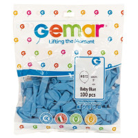И Шар (5"/13 см) Нежно-голубой (72) Baby Blue Пастель 100шт продажа в интернет - магазине ПраздникМастер