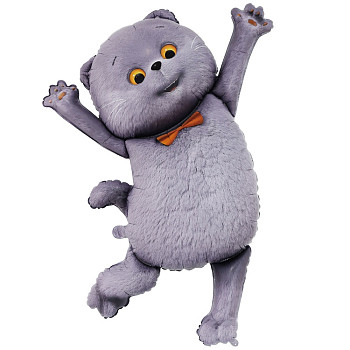 ВЗ Фигура (36"/92 см) Кот Басик 1шт