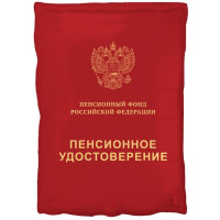 ВЗ Фигура (21"/53 см) Пенсионное удостоверение 1шт в интернет магазине Праздникмастер