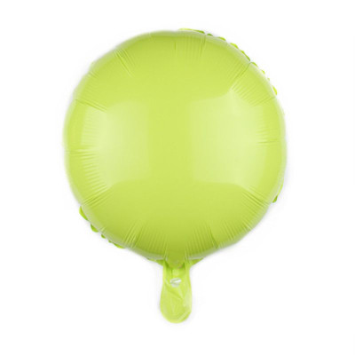 ПМ Круг (18"/46 см) Зеленый Poudre Green 1шт в интернет магазине Праздникмастер