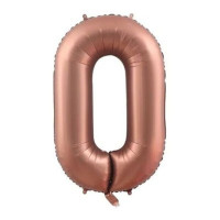 MB Цифра 0 (40"/102 см) Шоколад Сhocolate 1шт в интернет магазине Праздникмастер