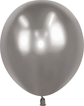 512 Шар (10''/25 см) Серебро Хром 50шт
