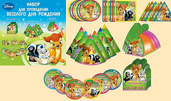 Набор для проведения веселого Дня рождения (Бемби) фотография
