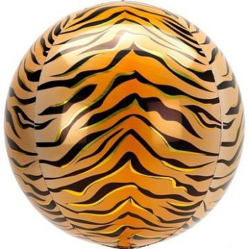 А Сфера 3D (16"/41 см) Тигр Сафари 1шт