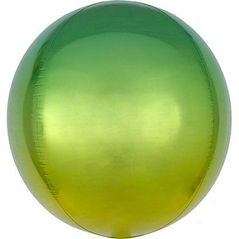 ПМ Сфера 3D (20"/51 см) Градиент Зеленый/Желтый 1шт