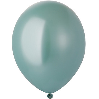 Б Шар (14"/36 см) Светло-зеленый (613) Light Green Glossy Хром 50шт