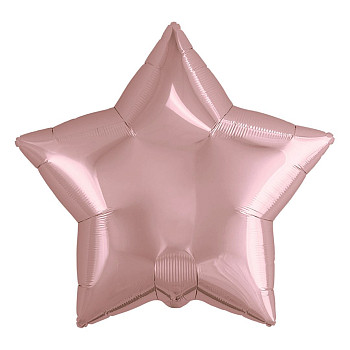 ПМ Звезда (19''/48 см) Розовое золото Rose Gold Металлик 1шт