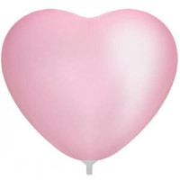M Сердце (10"/25 см) Розовый PINK Пастель 50шт продажа в интернет - магазине ПраздникМастер