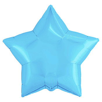 Р Звезда (19"/48 см) Холодный голубой Cool Blue Пастель 1шт