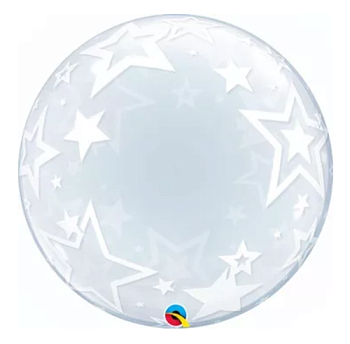 П Bubble Deco (24"/60 см) Звезды 1шт