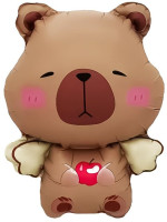 F Мини-фигура (15''/38 см) Капибара с крылышками 1шт  в интернет магазине Праздникмастер