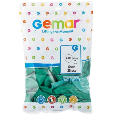И Шар (18"/46 см) Темно-зеленый (13) Green Пастель 25шт продажа в интернет - магазине ПраздникМастер
