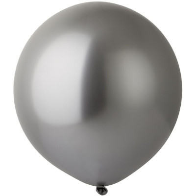 И Шар (18"/46 см) Серебро (89) Shiny Silver Хром 25шт продажа в интернет - магазине ПраздникМастер