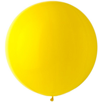 И Шар (27"/69 см)  Светло-желтый (02) Yellow Пастель 1шт