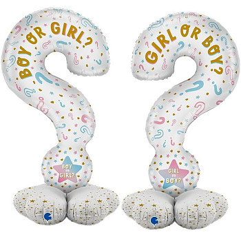 Г Фигура (47"/119 см) AIR Вопрос GIRL OR BOY 1шт