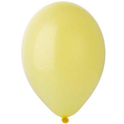 И Шар (5"/13 см) Нежно-желтый (43) Baby Yellow Пастель 100шт продажа в интернет - магазине ПраздникМастер