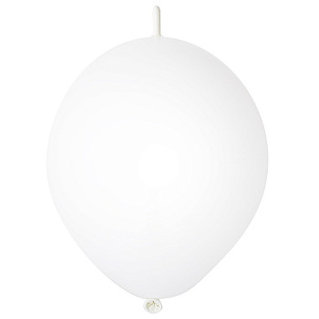 И Линколун (6"/15 см) Белый (01) White Пастель 100шт