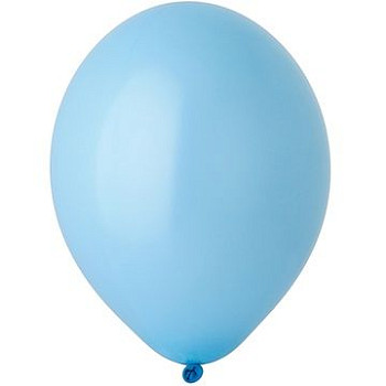 Б Шар (14"/36 см) Голубой небесный (003) Sky Blue Экстра Пастель 50шт