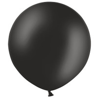 Б Шар (24"/61 см) Черный (025) Black Экстра Пастель 1шт продажа в интернет - магазине ПраздникМастер