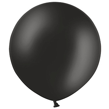Б Шар (24"/61 см) Черный (025) Black Экстра Пастель 1шт