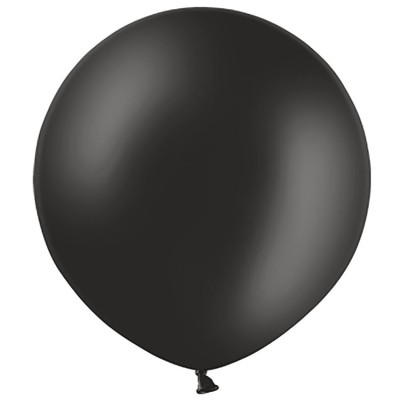 Б Шар (24"/61 см) Черный (025) Black Экстра Пастель 1шт продажа в интернет - магазине ПраздникМастер