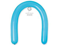 И ШДМ (3''/8 см) Голубой (09) Light Blue Пастель 25шт каталог шаров ШДМ
