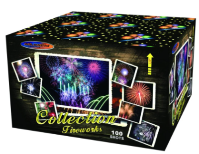 Батарея салютов Collection fireworks (1,2"/100) 35м 81с 6эфф 1шт