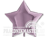 Г Звезда (36"/91 см) Сирень Lilac Металлик 1шт в интернет магазине Праздникмастер