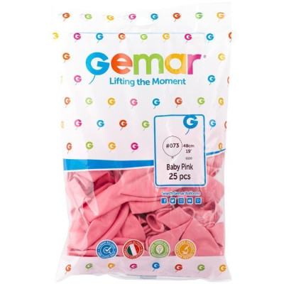 И Шар (18"/46 см) Нежно-розовый (73) Baby Pink Пастель 25шт продажа в интернет - магазине ПраздникМастер