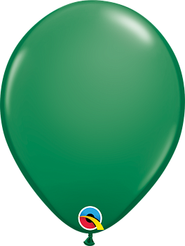 Q Шар (5"/13 см) Зеленый Green Стандарт Пастель 10шт