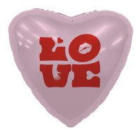 Р Сердце (19"/48 см) LOVE 1шт в интернет магазине Праздникмастер