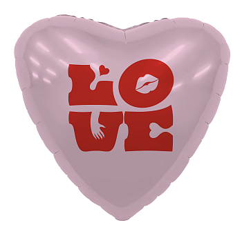 Р Сердце (19"/48 см) LOVE 1шт