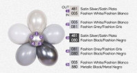 S Шар (10''/25 см) Черный (080) Пастель 100шт продажа в интернет - магазине ПраздникМастер