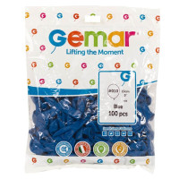 И Шар (5"/13 см) Синий (10) Blue Пастель 100шт продажа в интернет - магазине ПраздникМастер