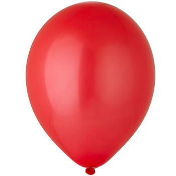 И Шар (5"/13 см) Красный (45) Red Пастель 100шт