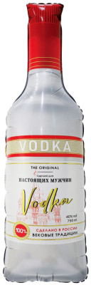 F Фигура (37'/94 см) Бутылка Водка для настоящих мужчин 1шт в интернет магазине Праздникмастер