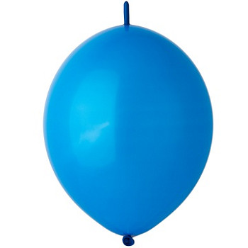И Линколун (6"/15 см) Синий (10) Blue Пастель 100шт