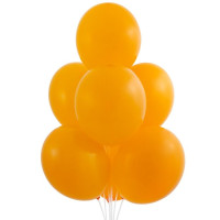 Б Шар (14"/36 см) Оранжевый (007) Orange Экстра Пастель 50шт продажа в интернет - магазине ПраздникМастер